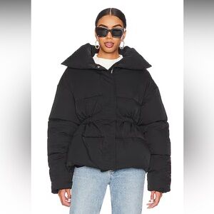 H:ours Black Puffer Jacket from REVOLVE